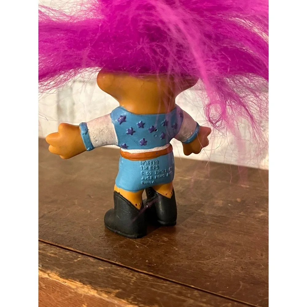 Vintage 1992 Norfin Bend-Ems Cowgirl Troll‎ Doll Bendable